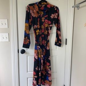 Long Sleeve Button Down Duster Shirt